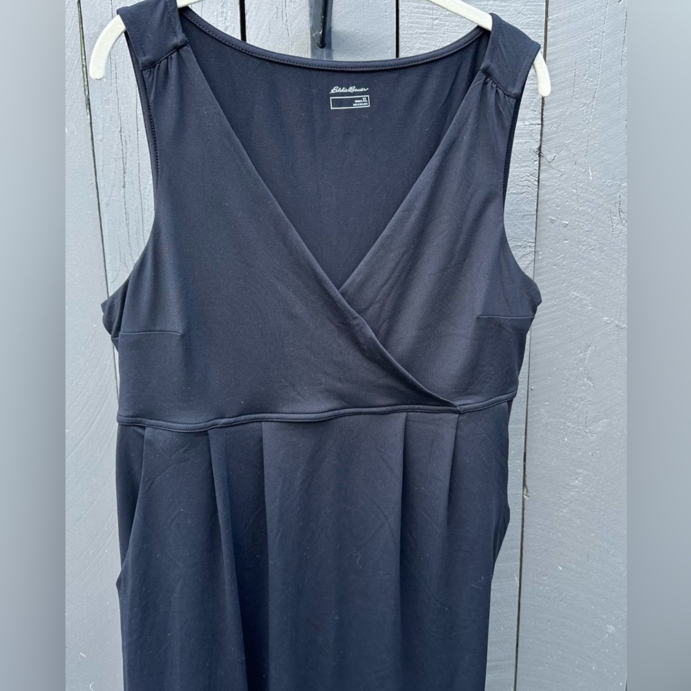 Eddie Bauer Black NWOT Dress w/Pockets XL - Picture 2 of 8